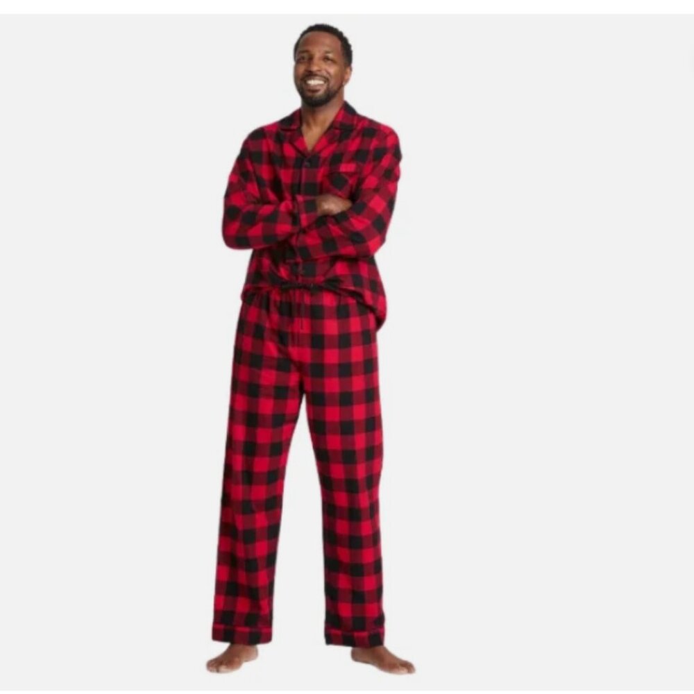 Wondershop at Target Mens Red Flannel Plaid Pajama Set Size XL Holiday Christmas